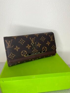 Louis Vuitton Monogram Canvas Brown Continental Flap Wallet